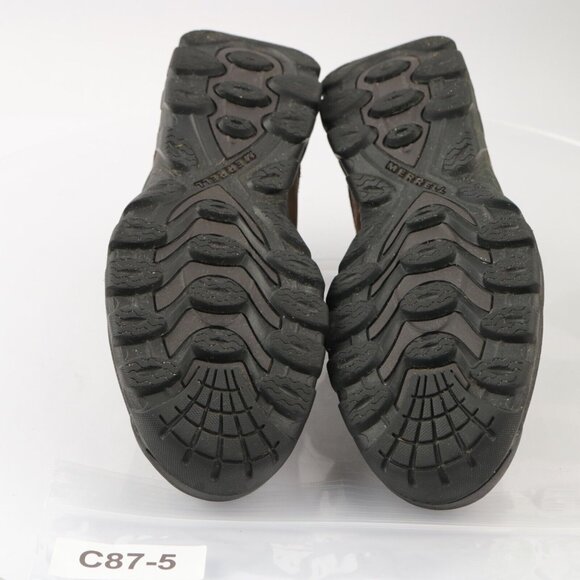 Merrell Mens Styria Boots Size 7.5 Waterproof Brown Leather Lace Up Outdoor Work - Picture 13 of 16